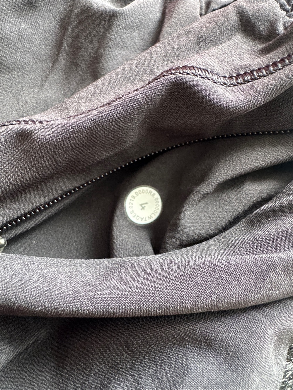 lululemon athletica Women's Charcoal Gray Running Shorts - Picture 2 of 3
